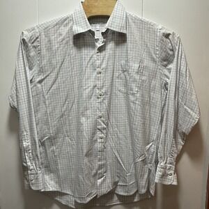 Peter‎ Millar Shirt Mens Size Large Gingham Button Down Performance Long Sleeve